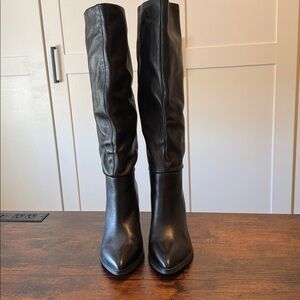 Nine West Black Heeled Boots